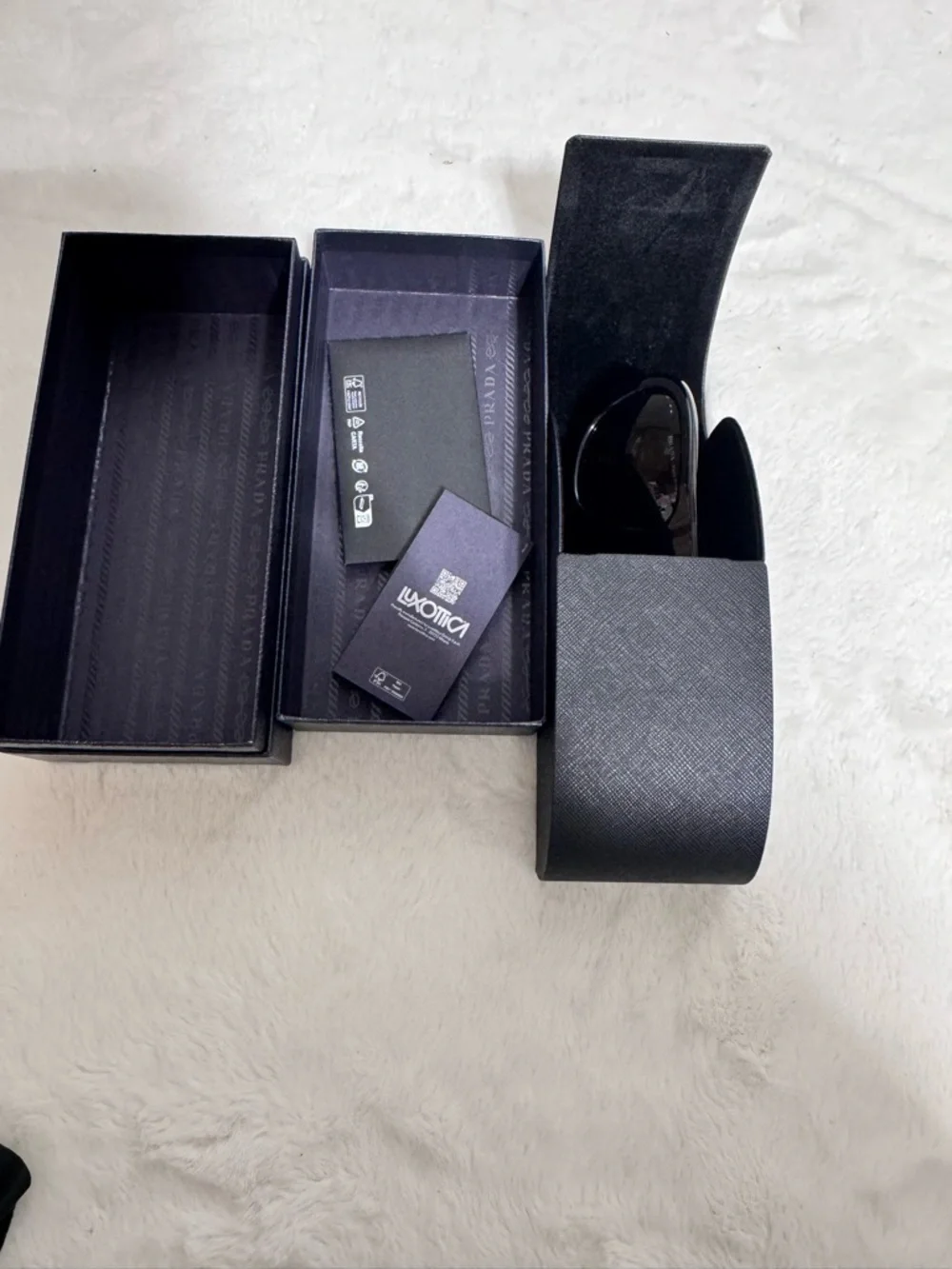 Prada Black Gloss Aviator Sunglasses - Picture 12 of 17